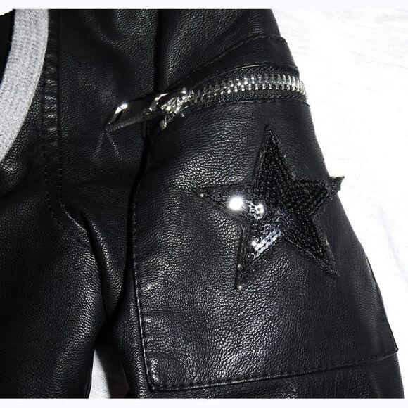 Madden black sequin star puffy jacket - Picture 4 of 4